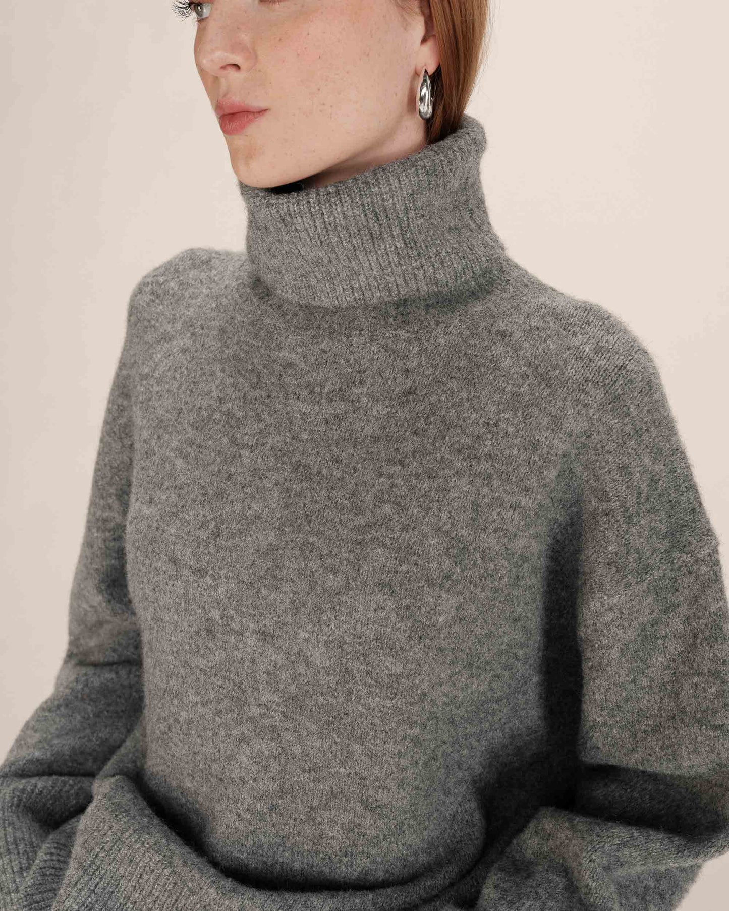 TAXI OVERSIZED SWEATER GRIS