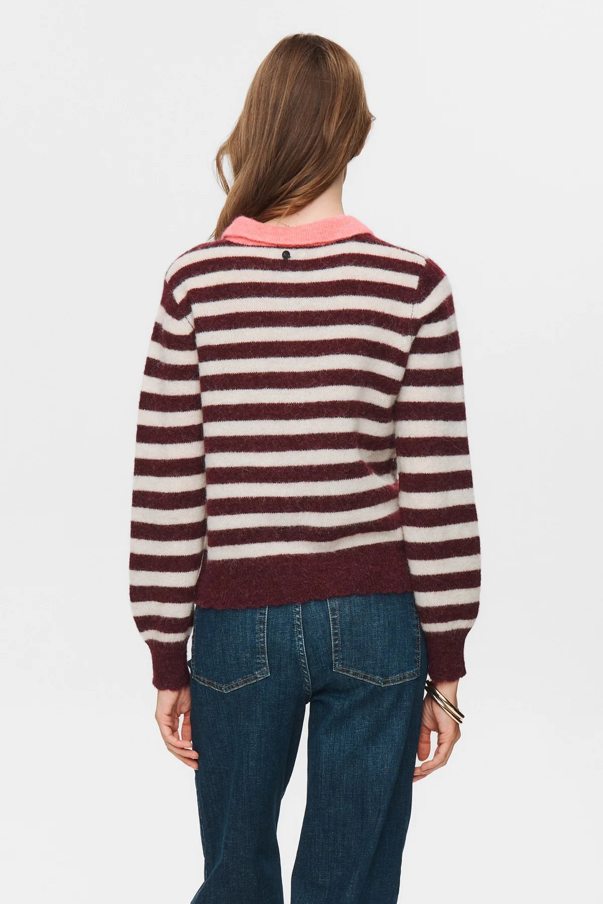 NUCIARA RIETTE STRIPE PULLOVER