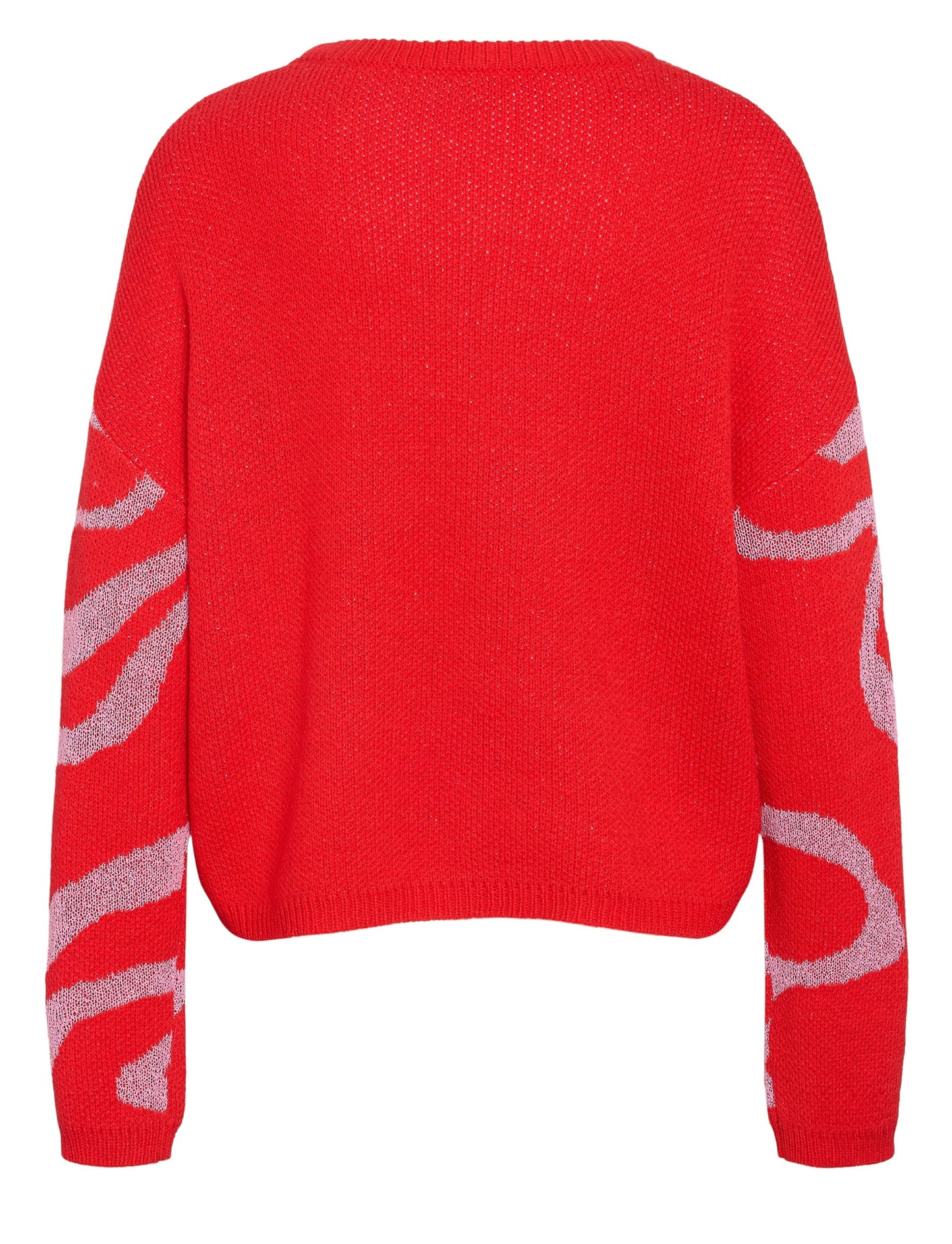 NMKOURTNEY O-NECK SWIRL KNIT FWD DD