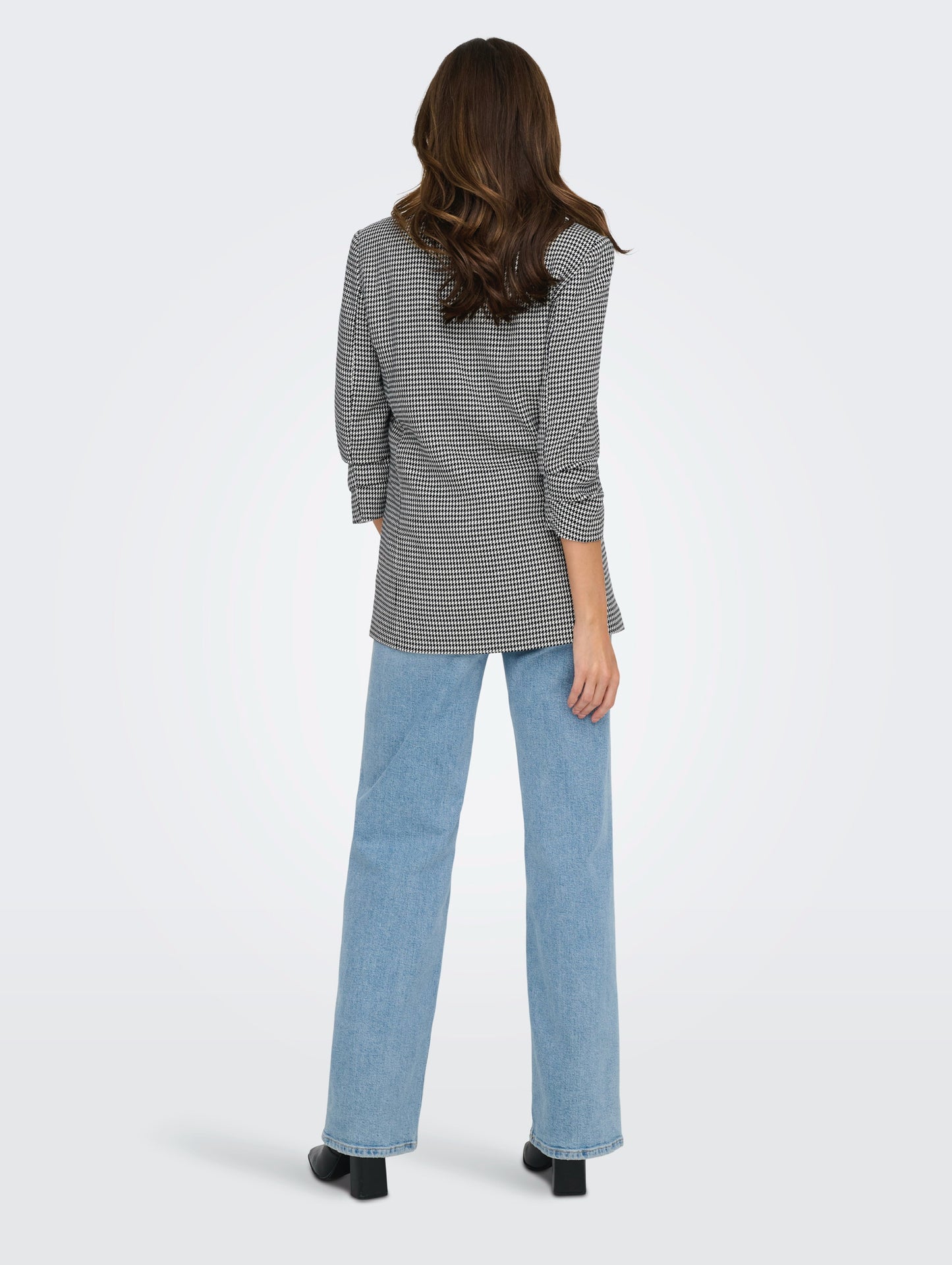 ONLLETTIE LIFE 3/4 CHECK BLAZER