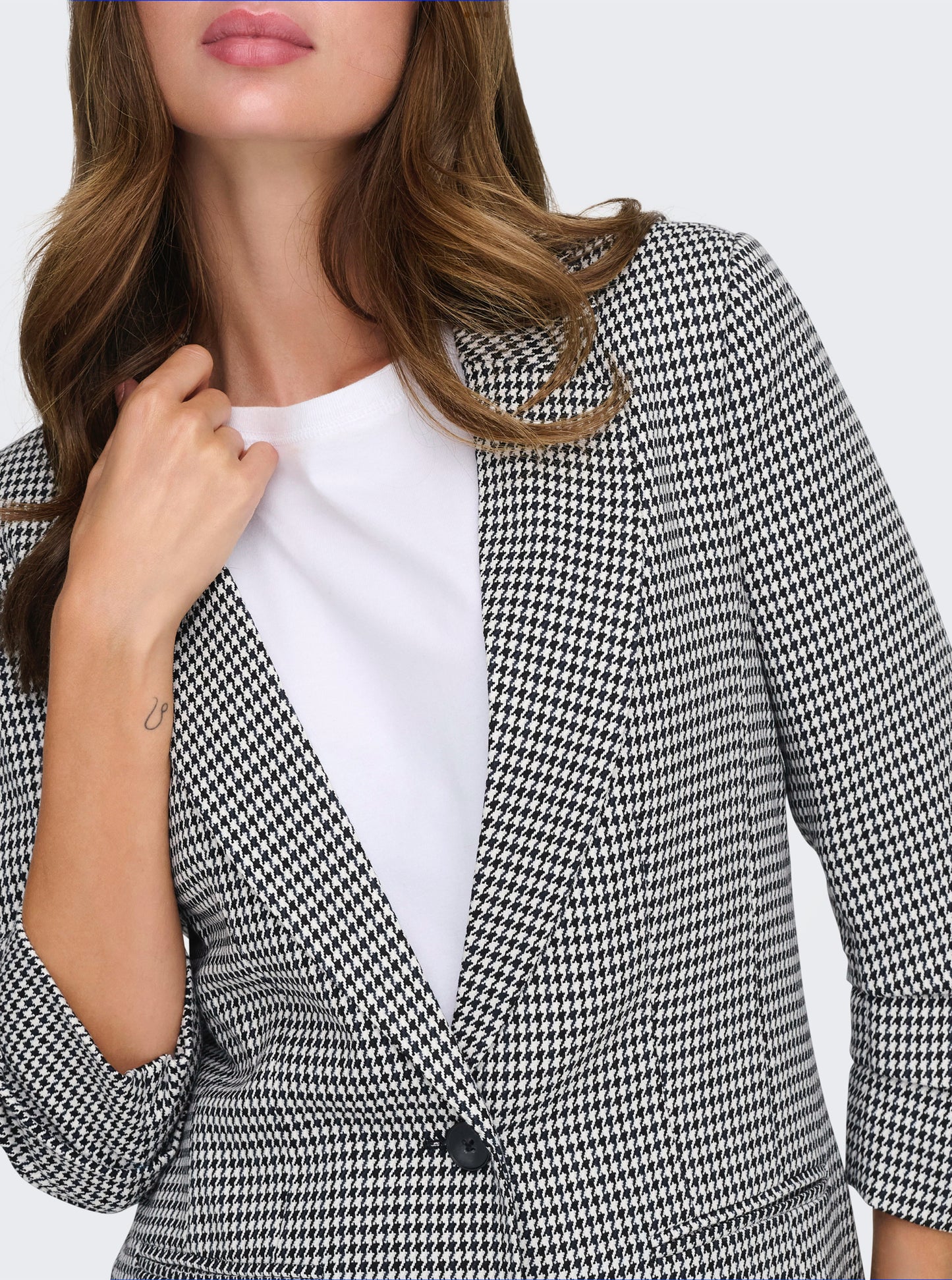 ONLLETTIE LIFE 3/4 CHECK BLAZER