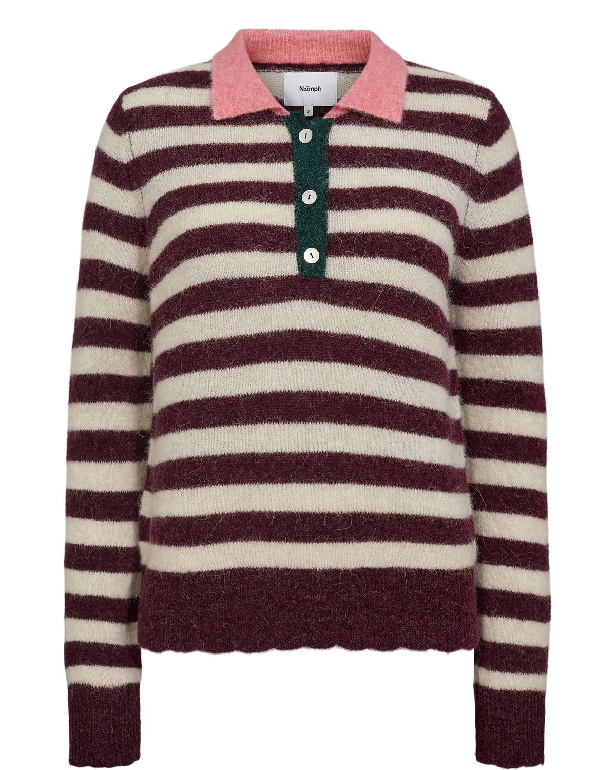 NUCIARA RIETTE STRIPE PULLOVER