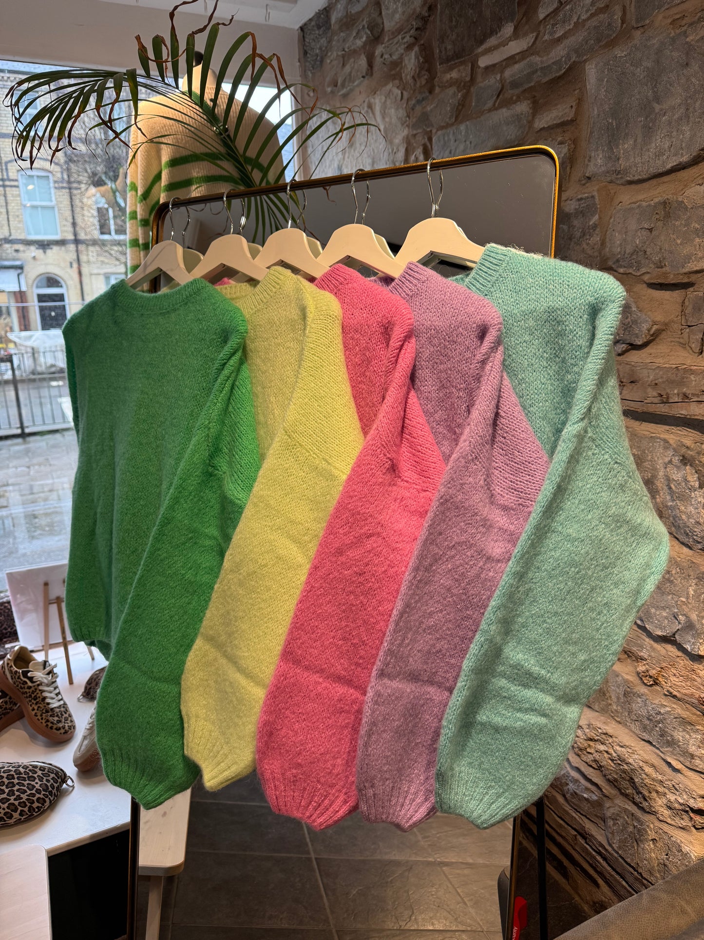 Bellerina Mohair Balloon Sleeve Jumper Bubblegum