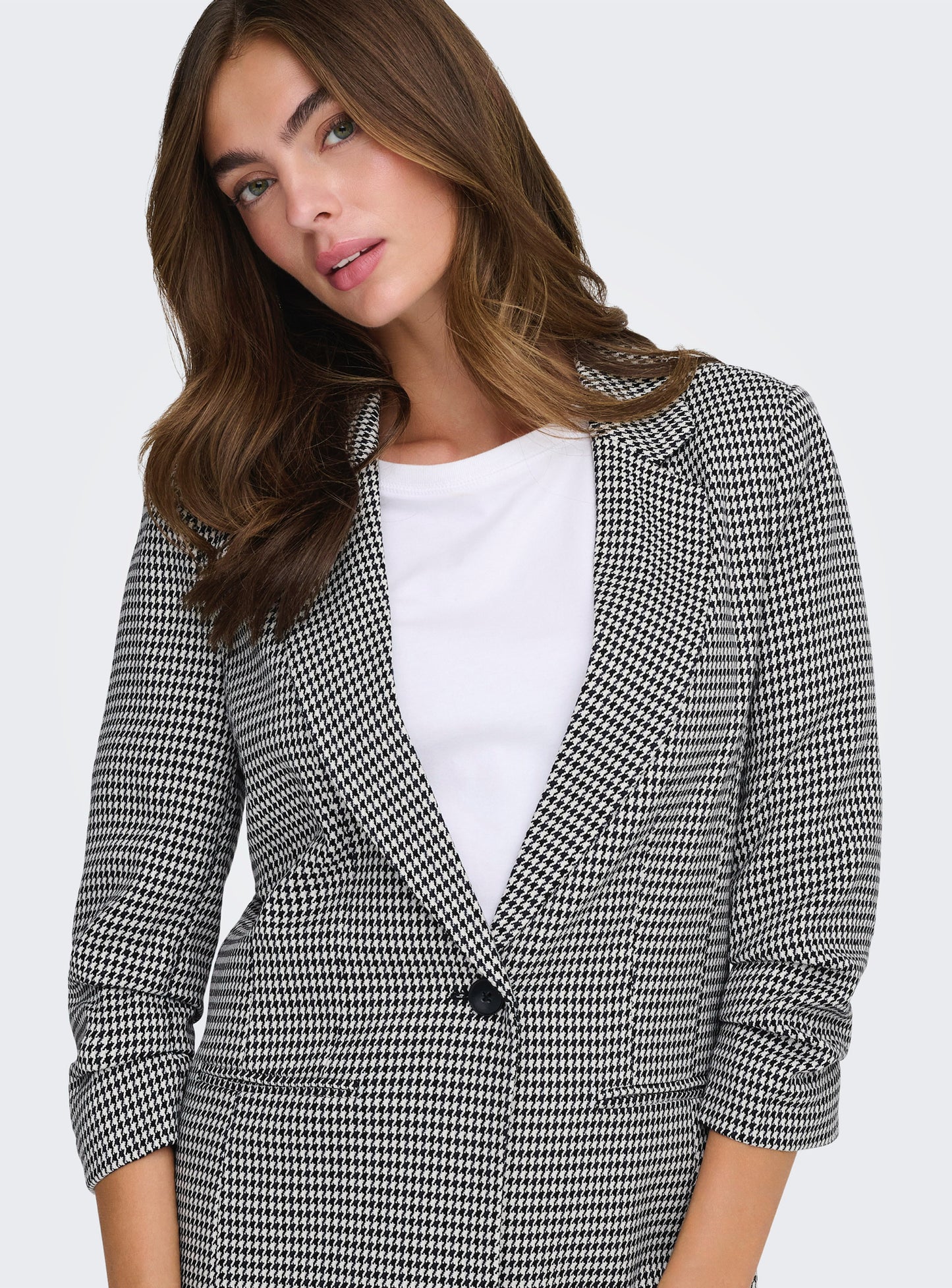 ONLLETTIE LIFE 3/4 CHECK BLAZER