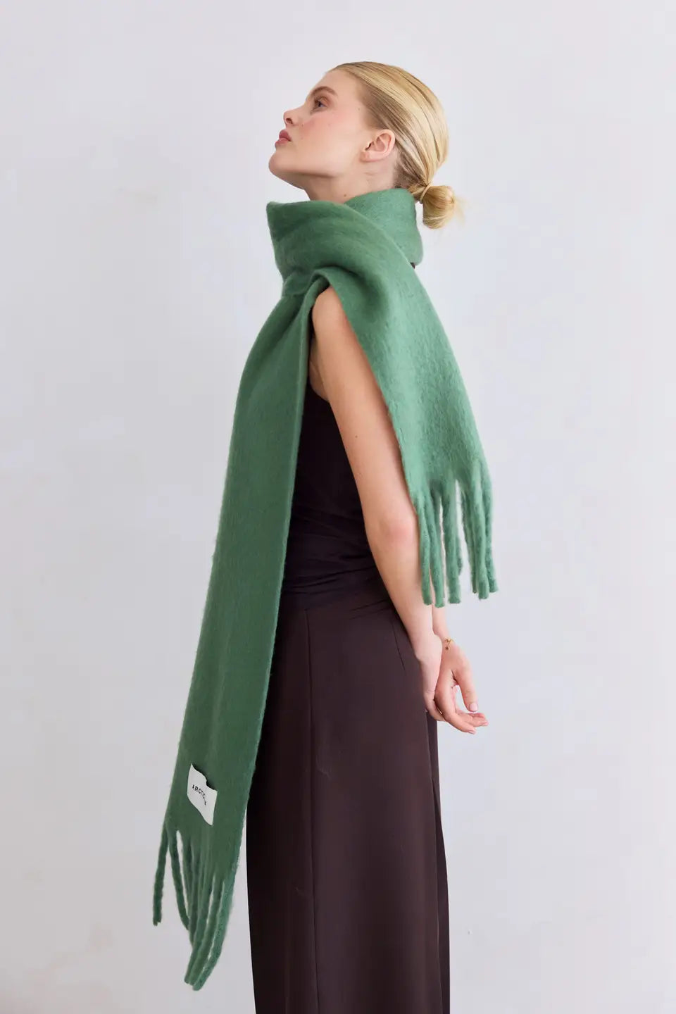The Stockholm Scarf - 100% Recycled - Forest Fern