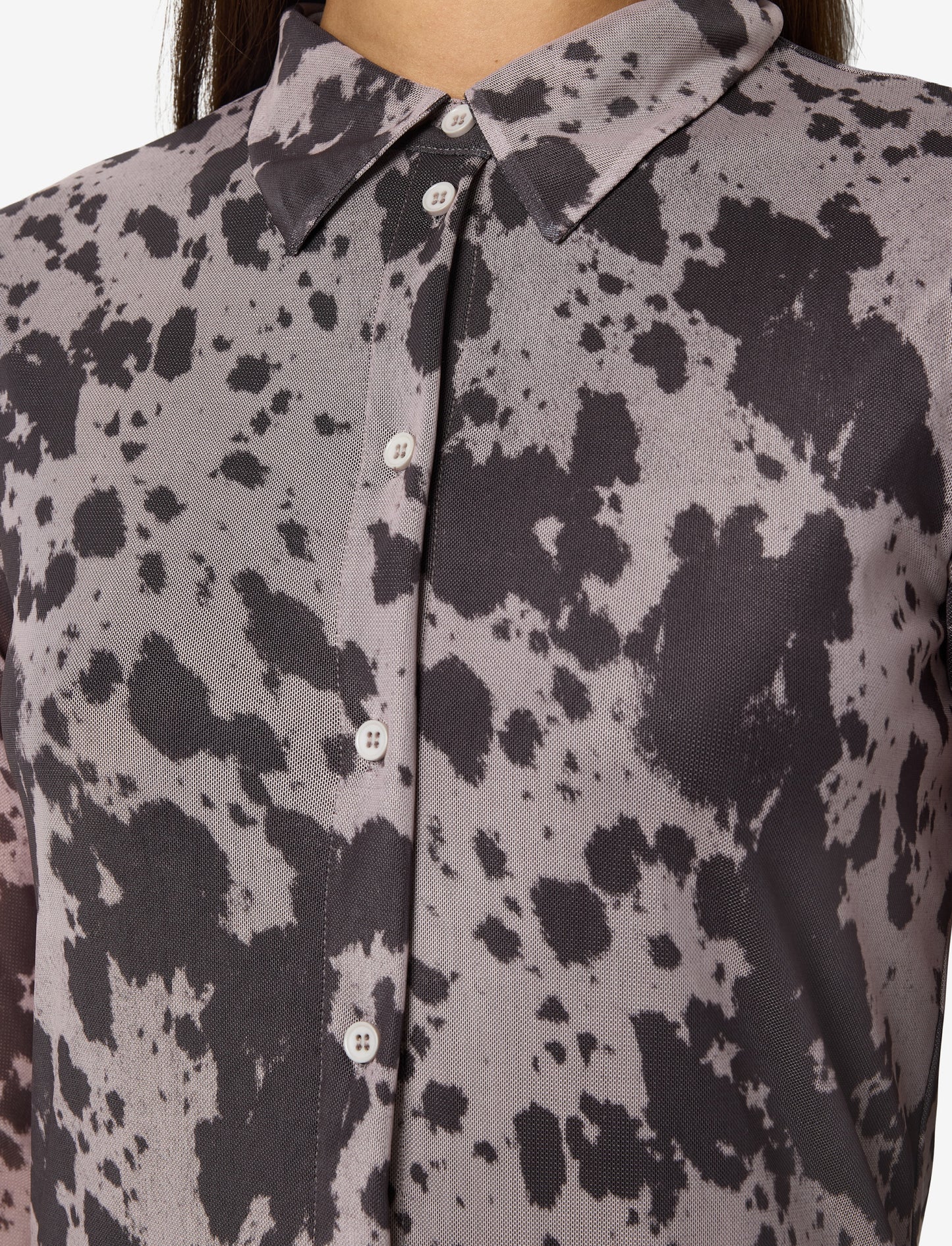 NMGRACIE MESH SHIRT DRESS