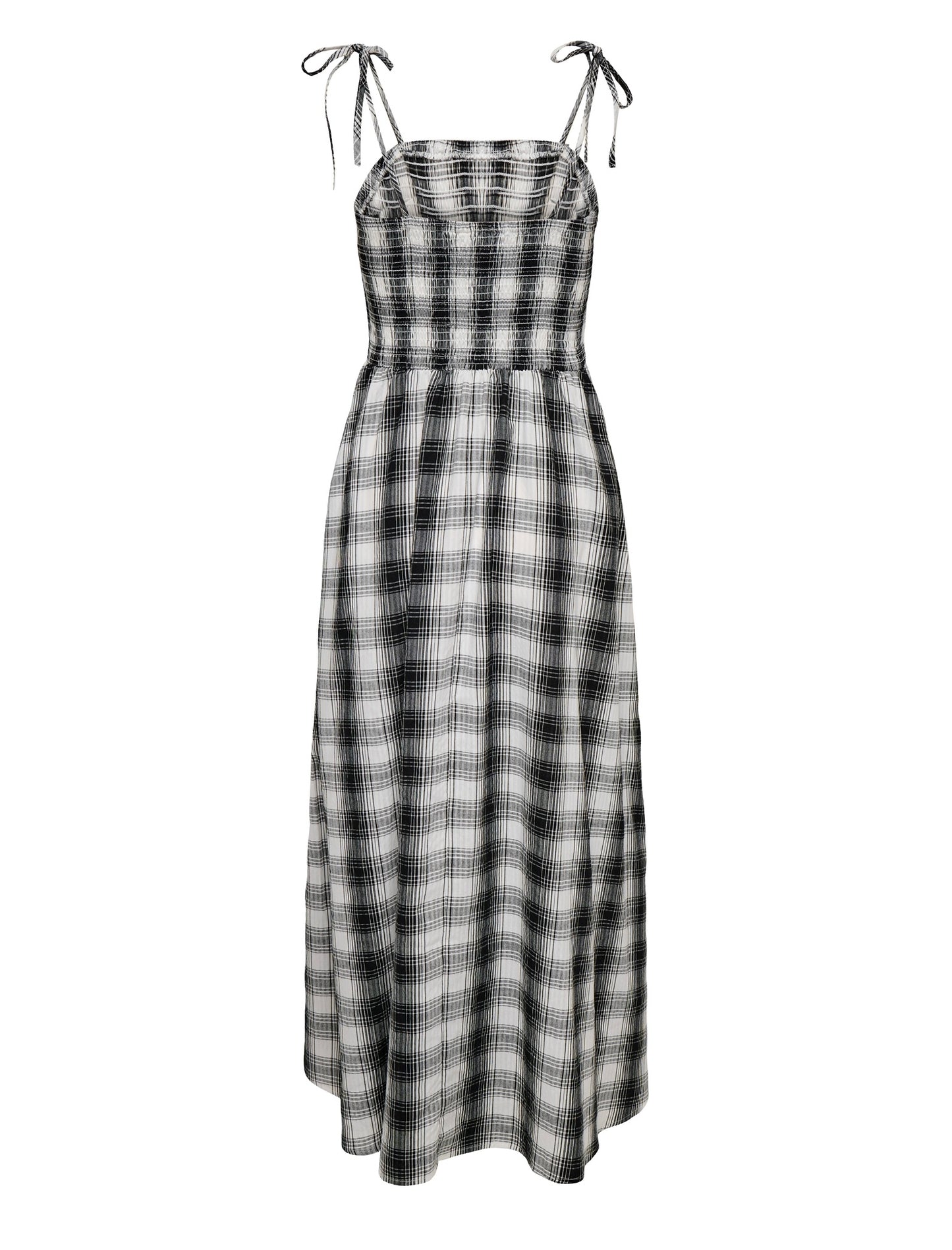 ONLMADDY MAXI CHECK SMOCK DRESS