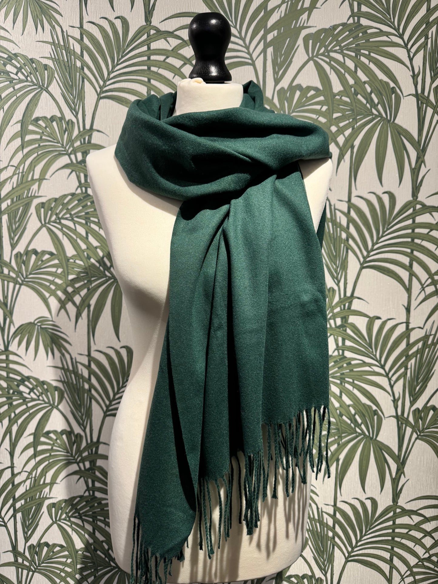Lucia Scarf Dark Green