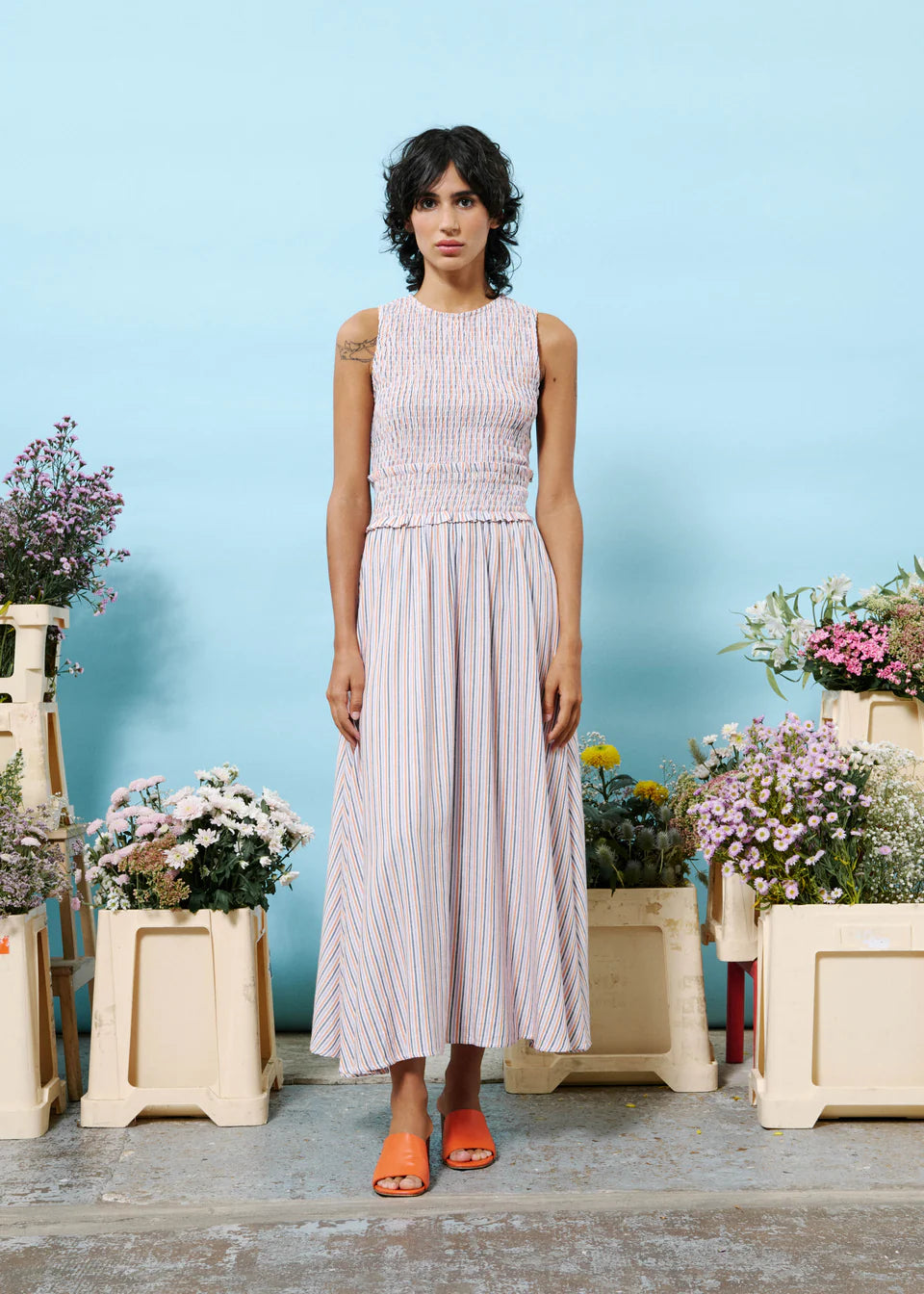 ROBE ALEXIANE BRIQUE