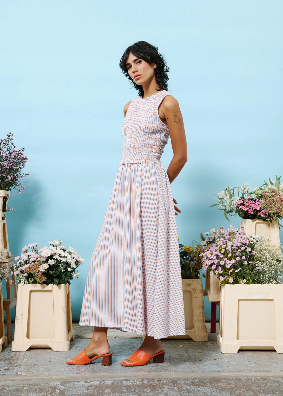 ROBE ALEXIANE BRIQUE