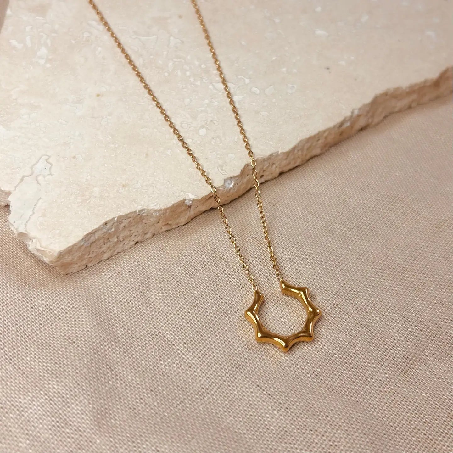 Everyday Gold Ray Necklace