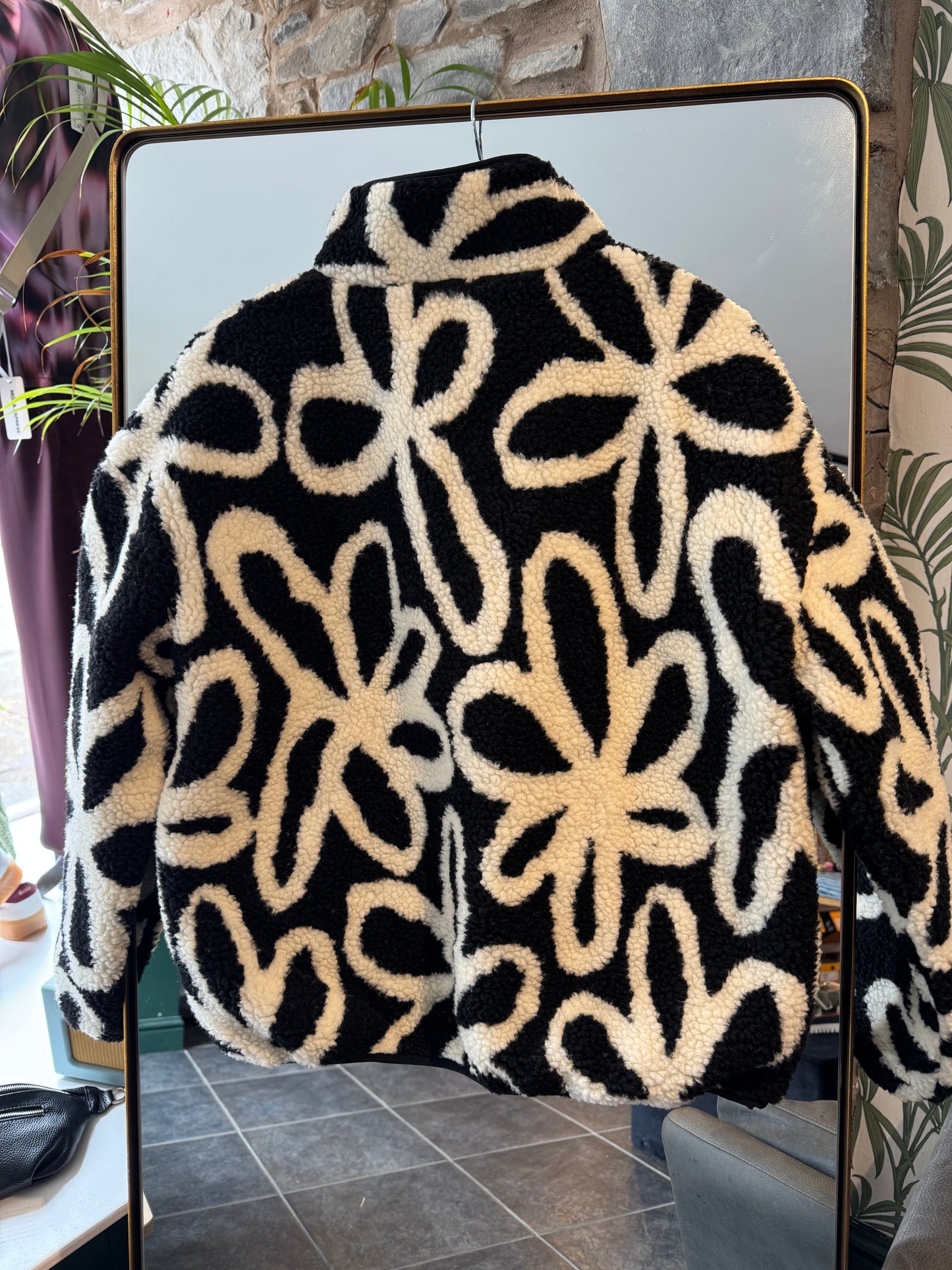 ONLAMY AOP TEDDY JACKET
