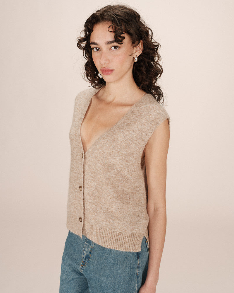 SANTA CARDIGAN BEIGE