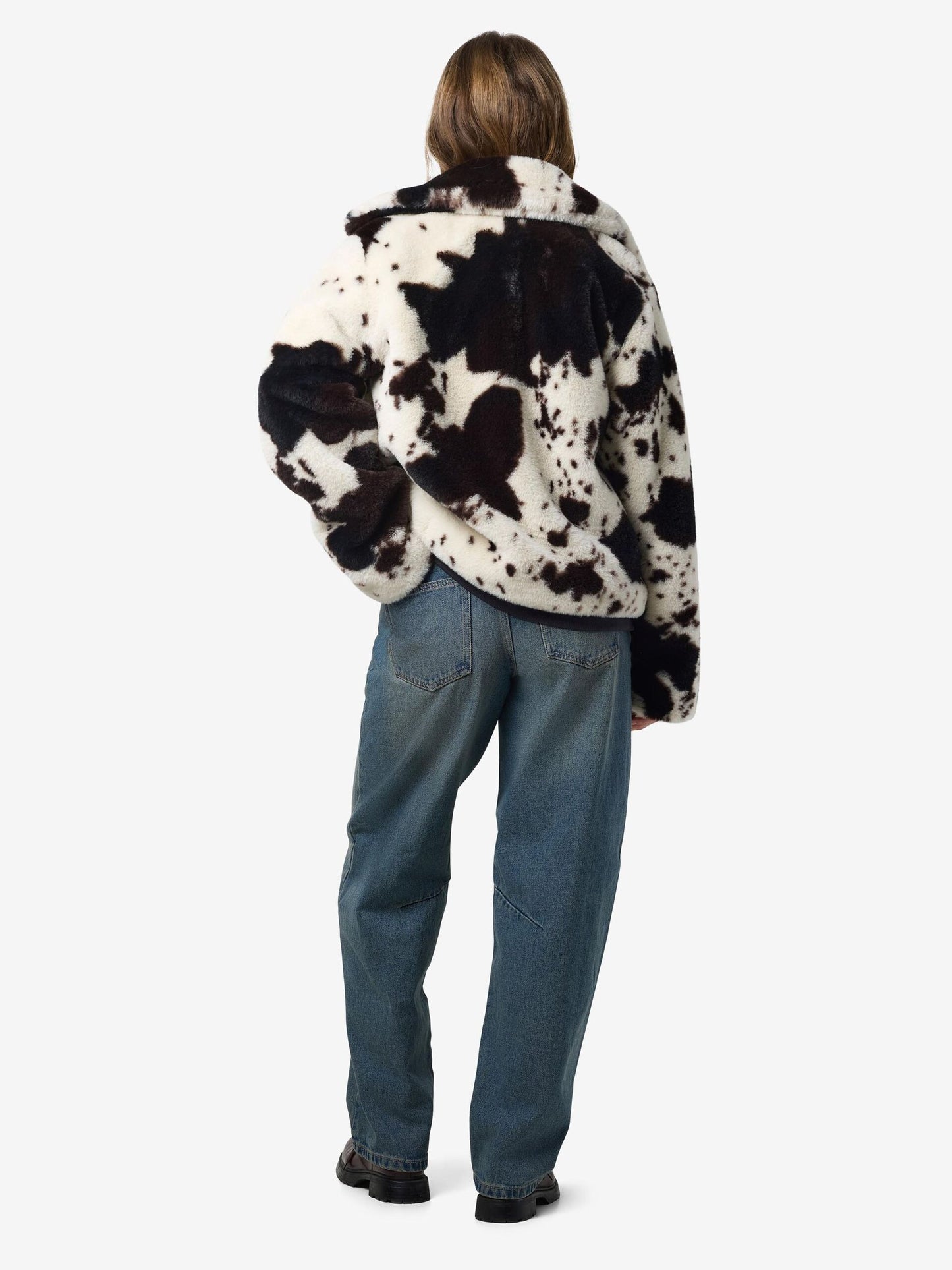 NMEVE COW PRINT COAT