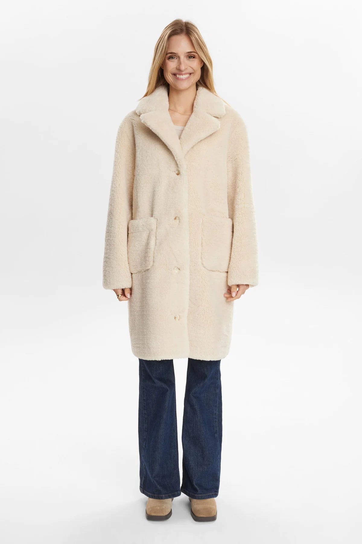NUELLIOT REVERSIBLE COAT - Cognac