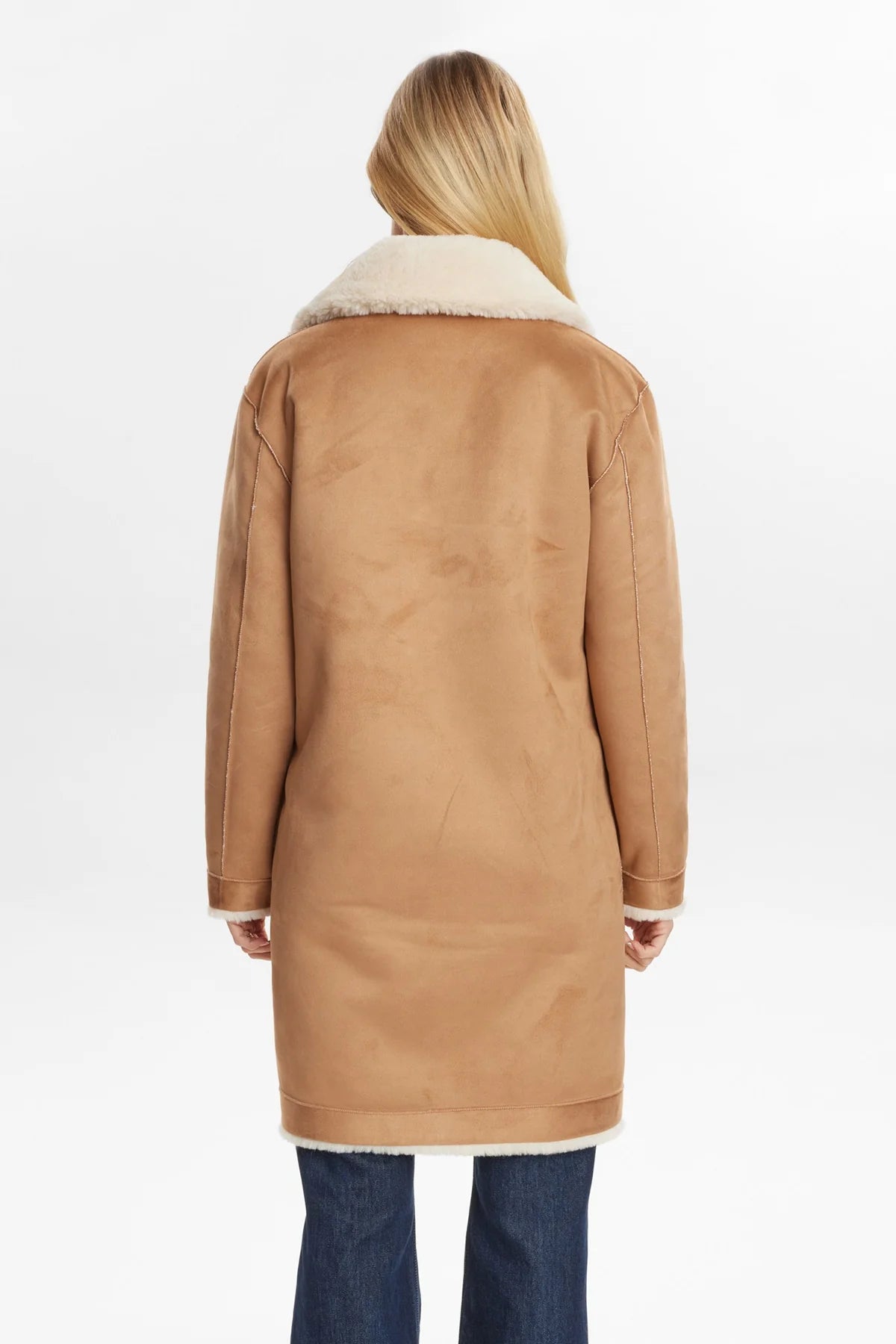 NUELLIOT REVERSIBLE COAT - Cognac