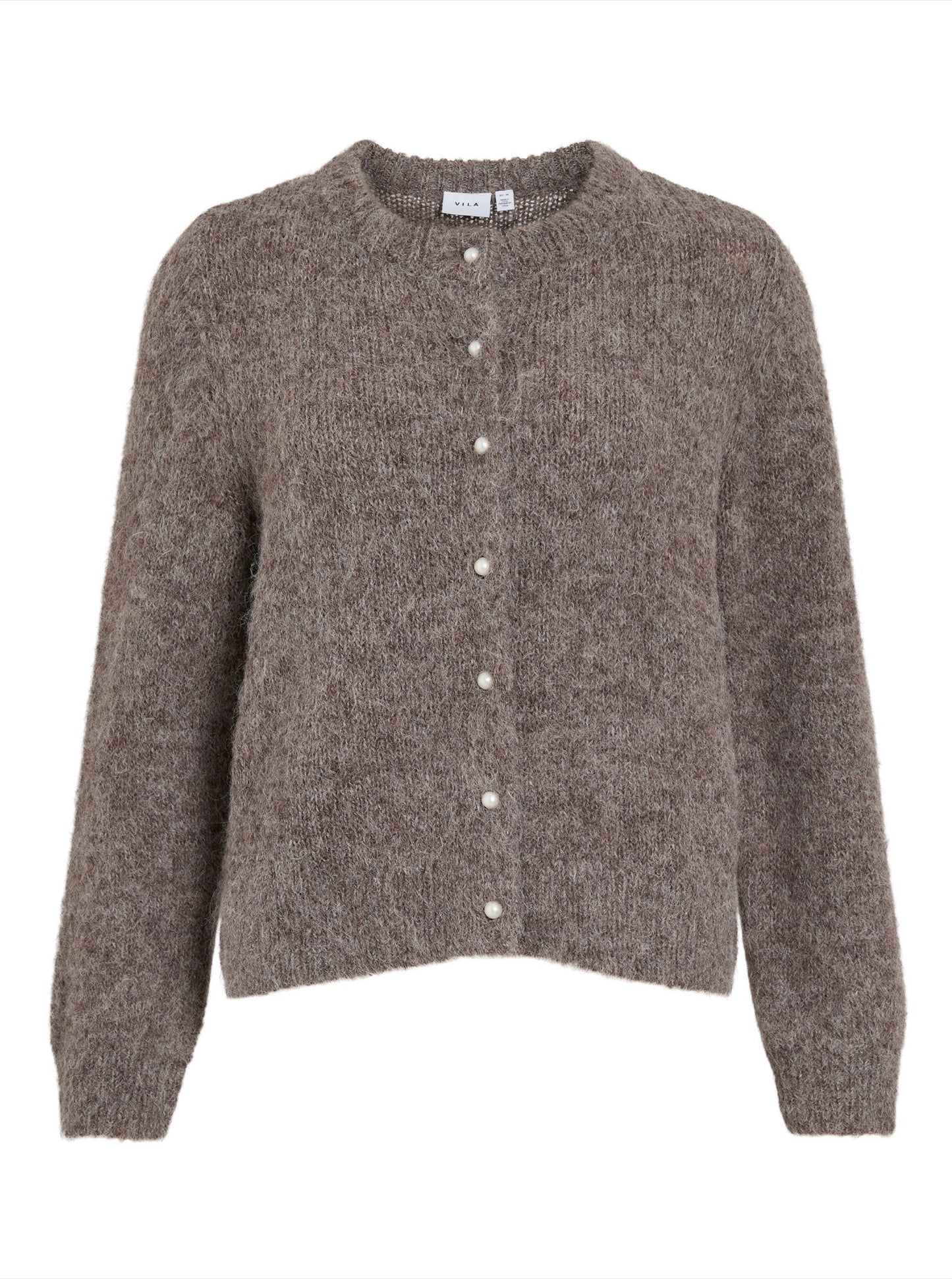 VILARKA O-NECK KNIT CARDIGAN