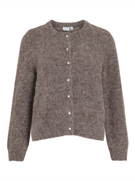 VILARKA O-NECK KNIT CARDIGAN