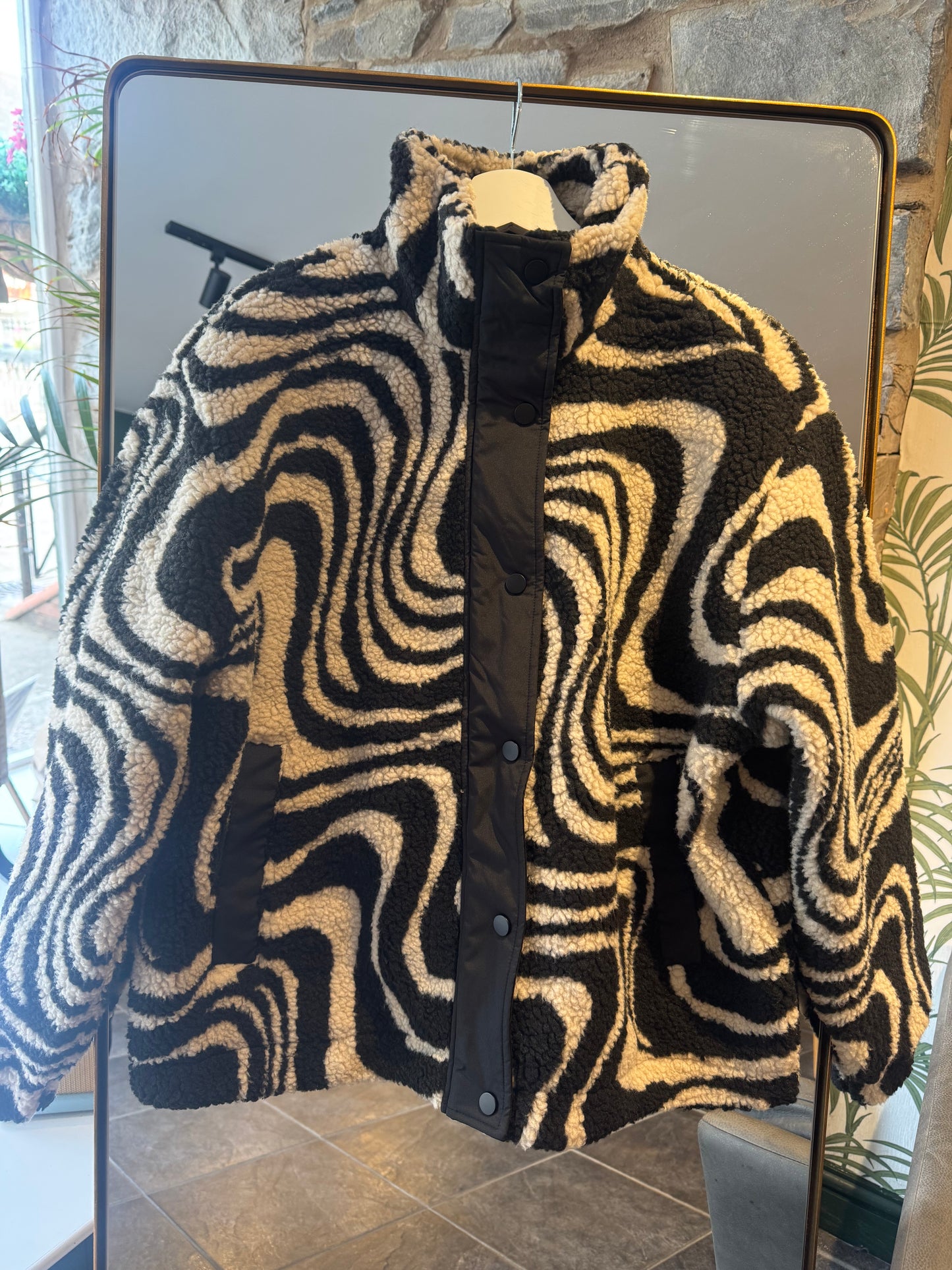 NMMATHEA TEDDY MIX JACKET