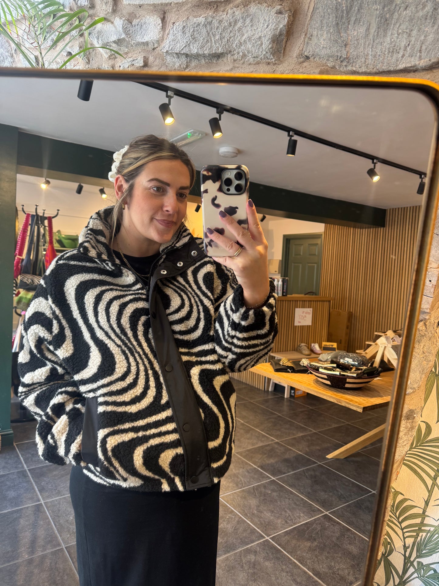 NMMATHEA TEDDY MIX JACKET