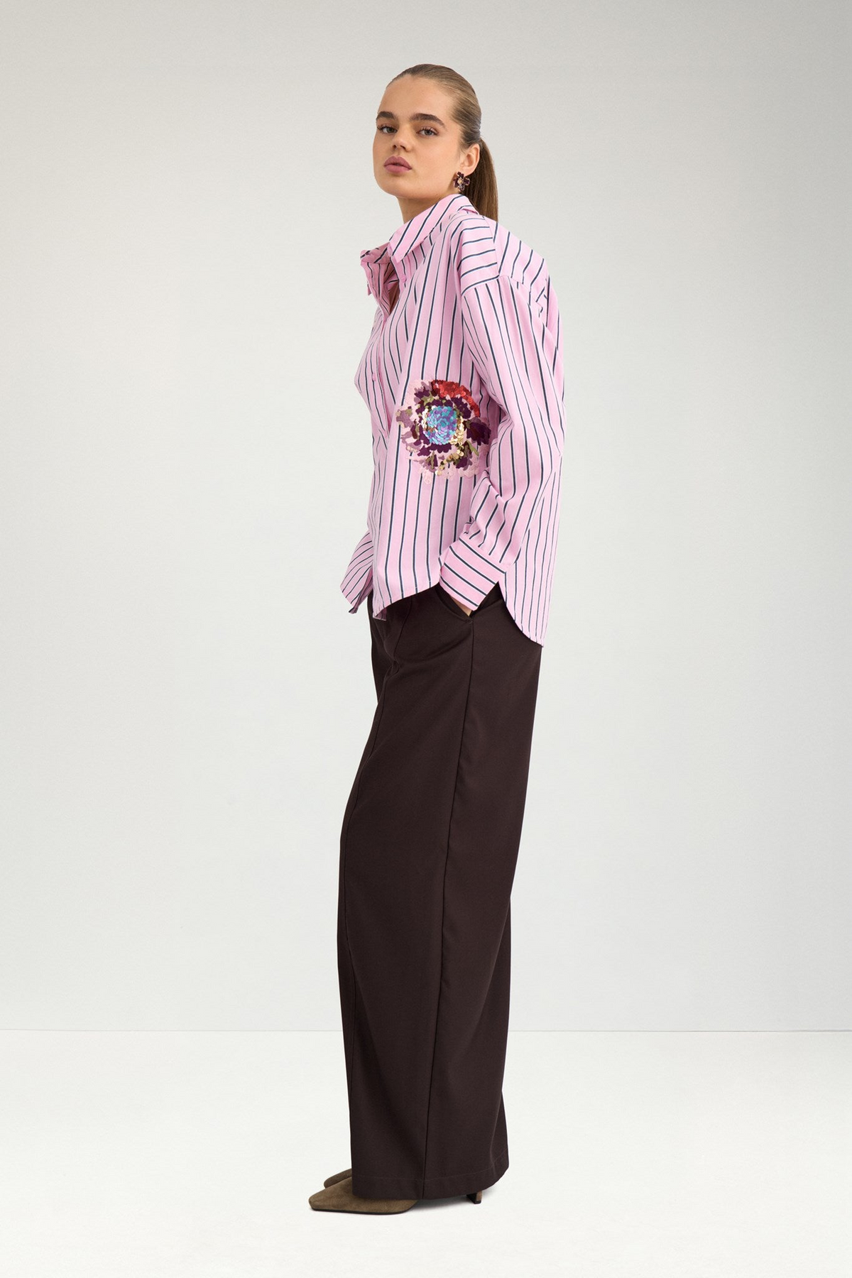 NUELFA OVERSIZE SHIRT - Bonbon