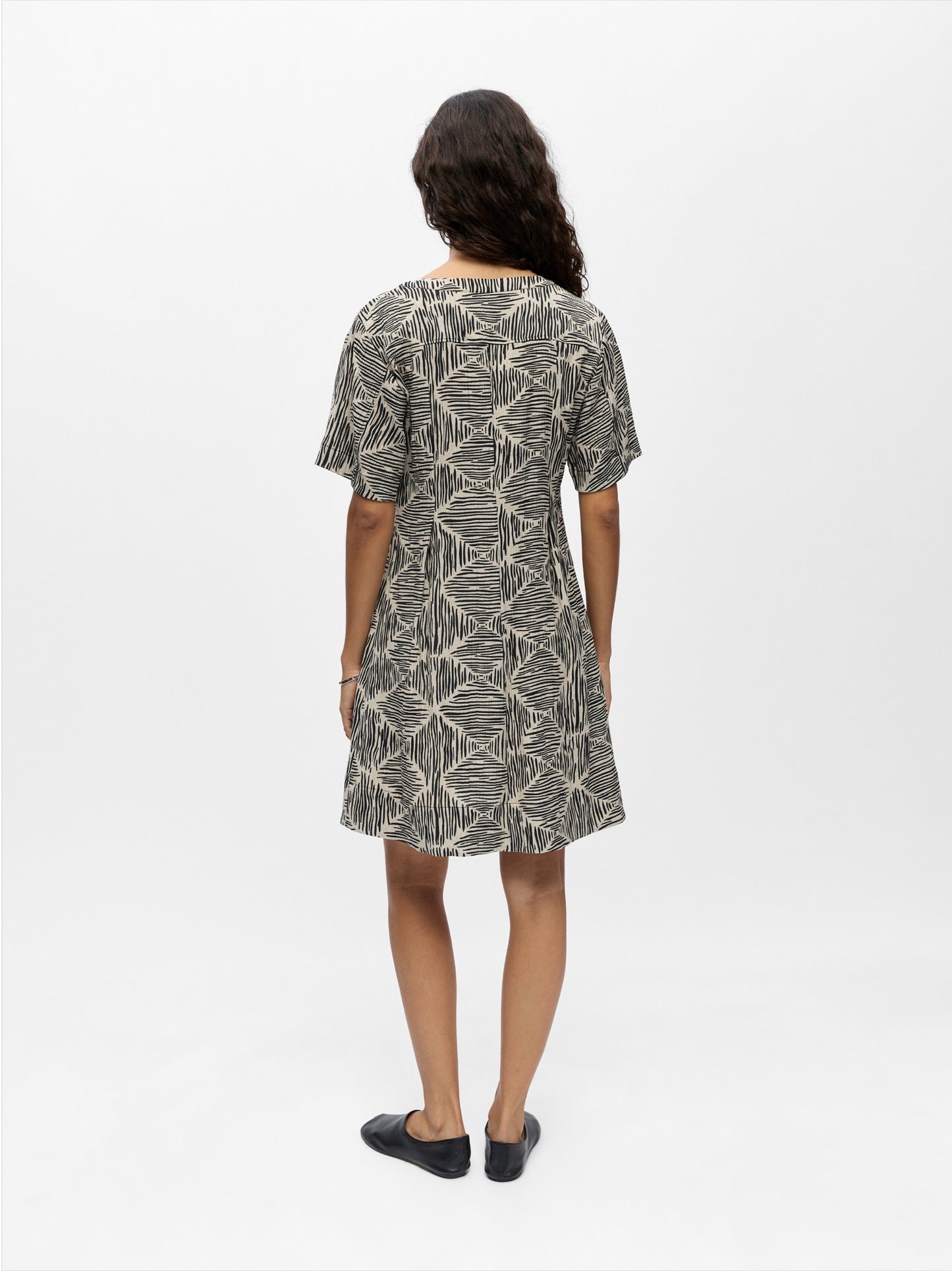 OBJNAJA V-NECK SHORT DRESS