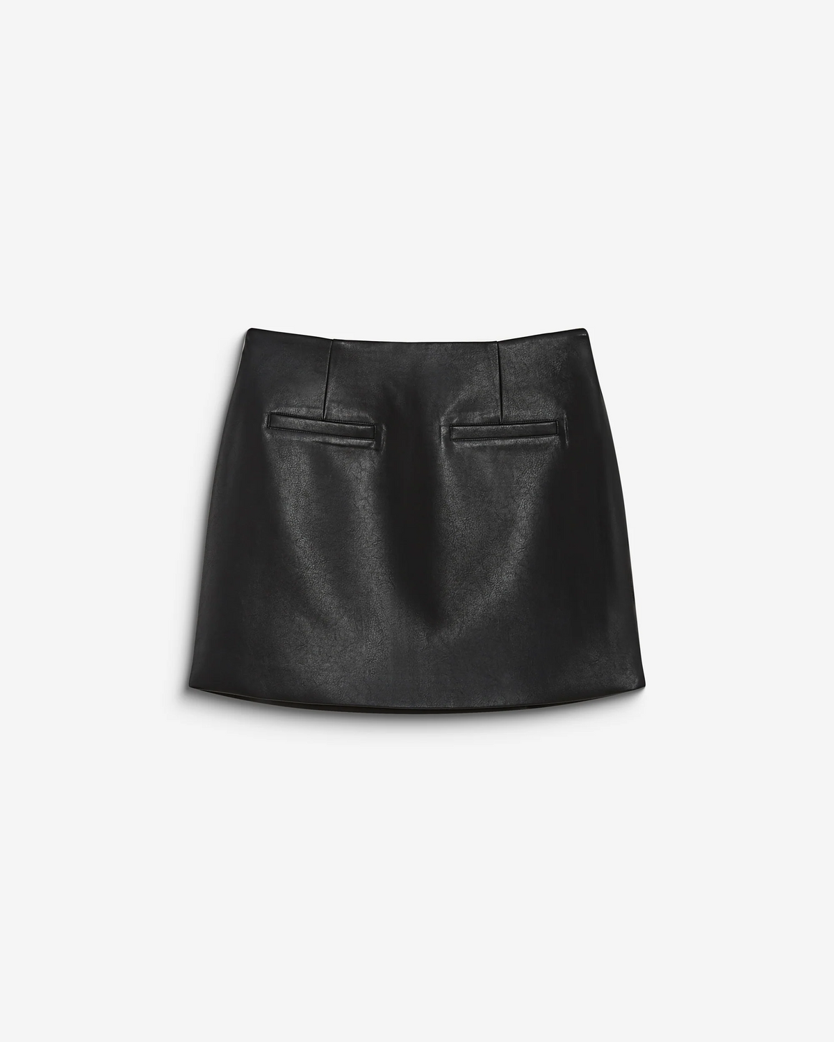 FAUX LEATHER MINI SKIRT BLACK BETTY