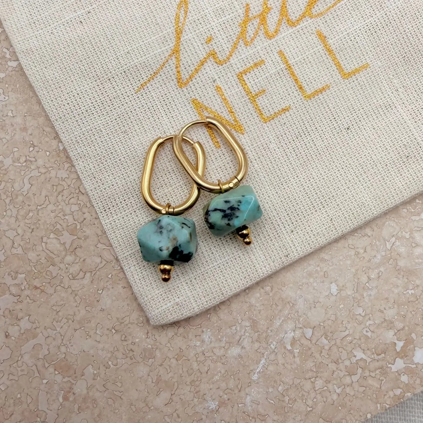 Everyday Oval Turquoise Earrings