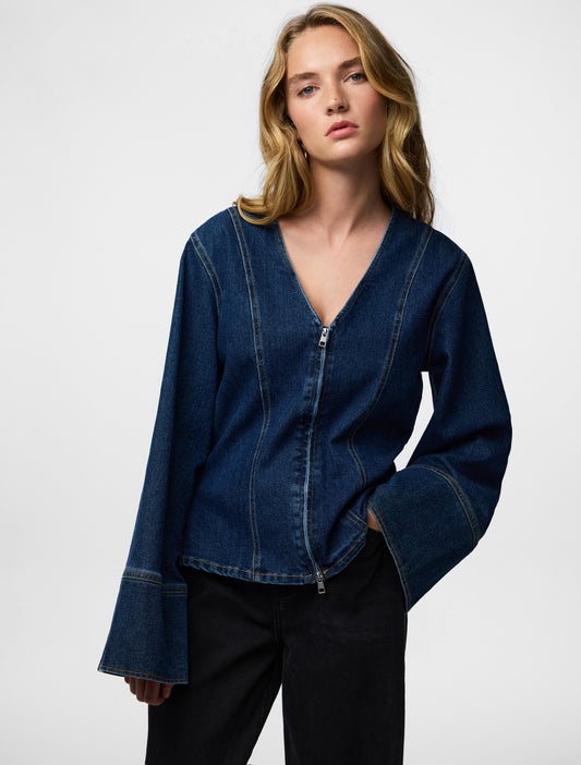 PCFLORA LS DENIM SHIRT