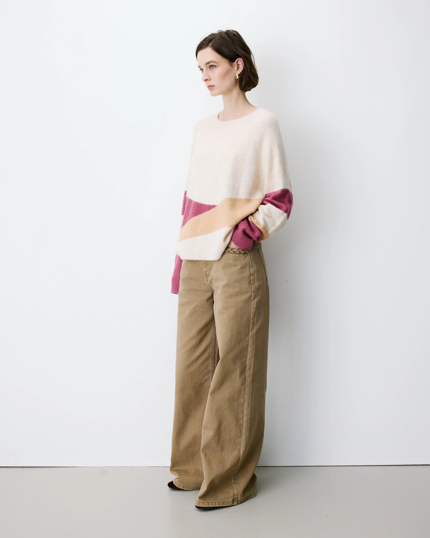 ARLO CREW-NECK PRINTED SWEATER