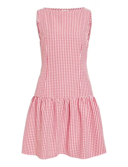 VITERNI BOATNECK SHORT DRESS