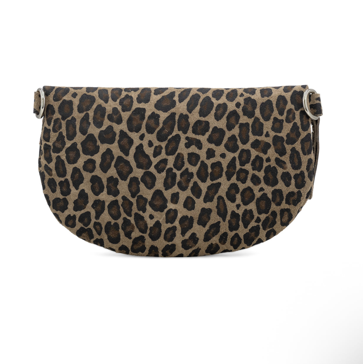 Suede Leather Medium Bum Bag Taupe