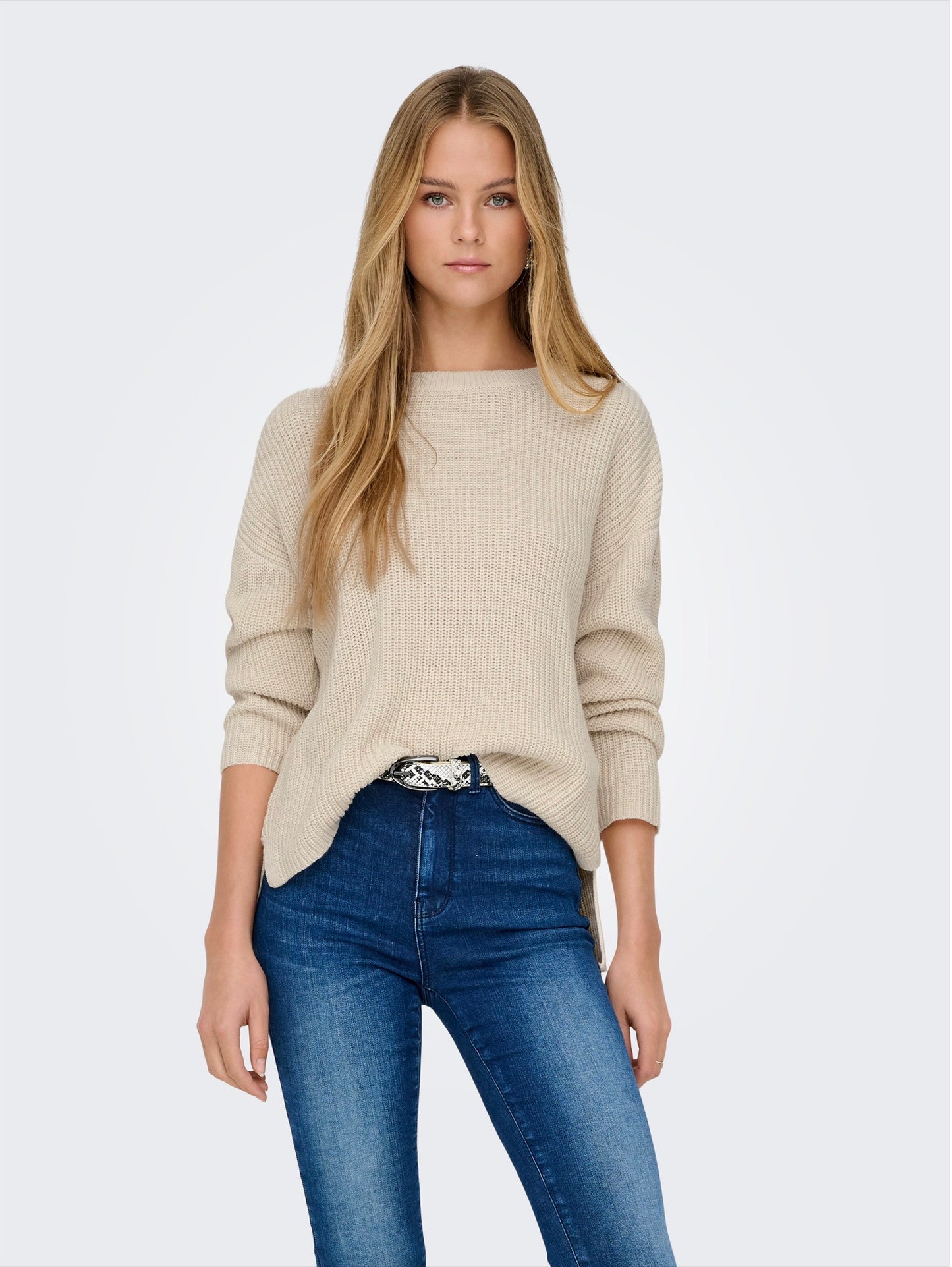 ONLLUNA LS O-NECK PULLOVER KNT