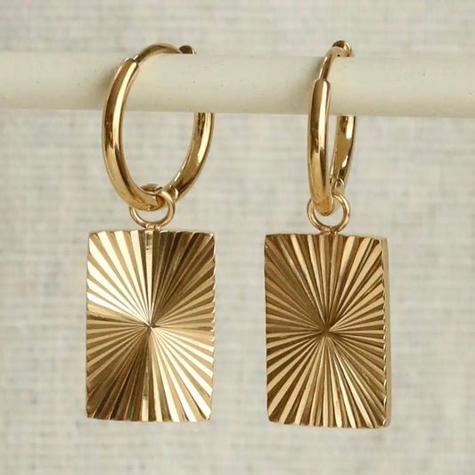 Everyday Rectangle Sunrise Hoops