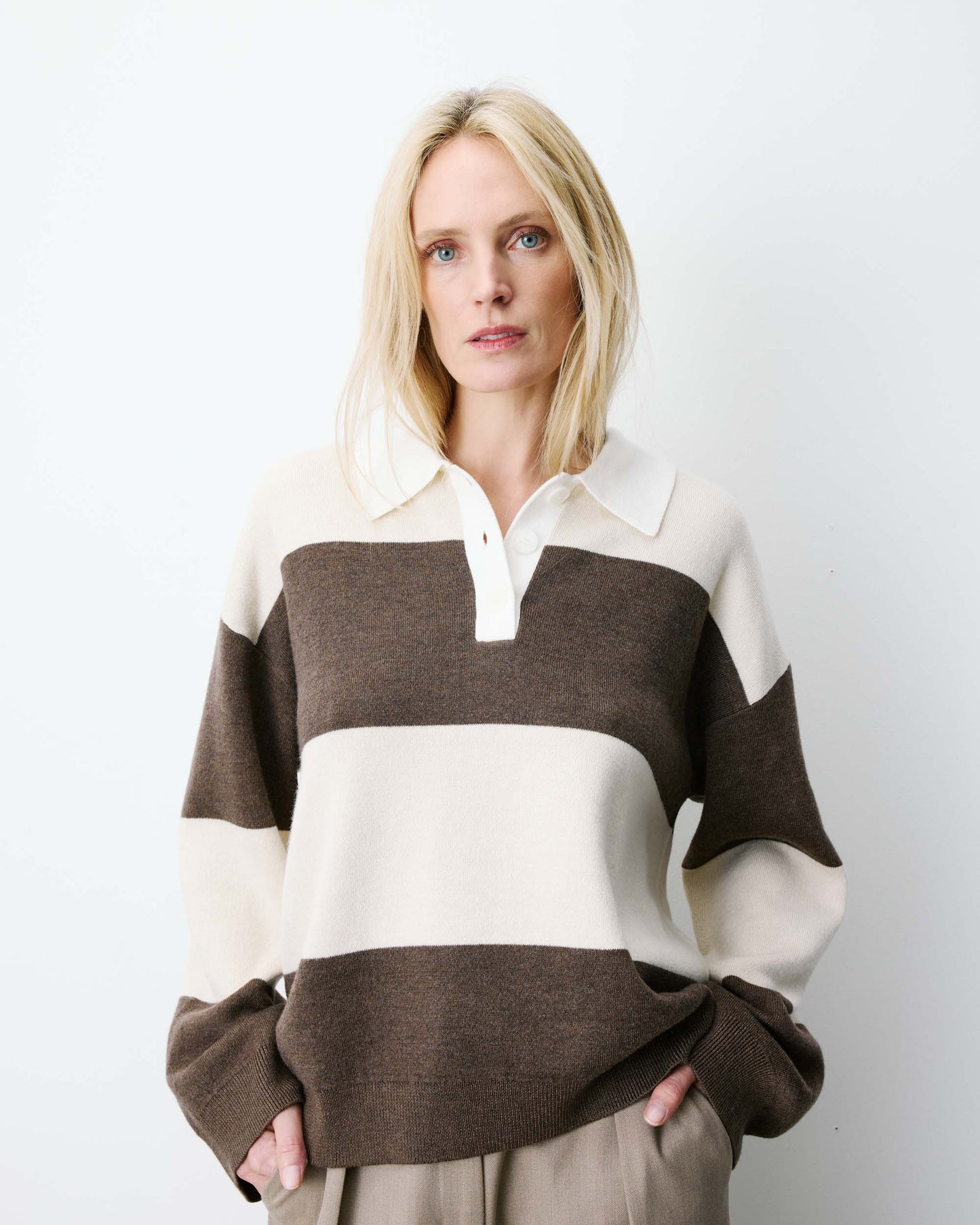 ASTRE POLO SWEATER