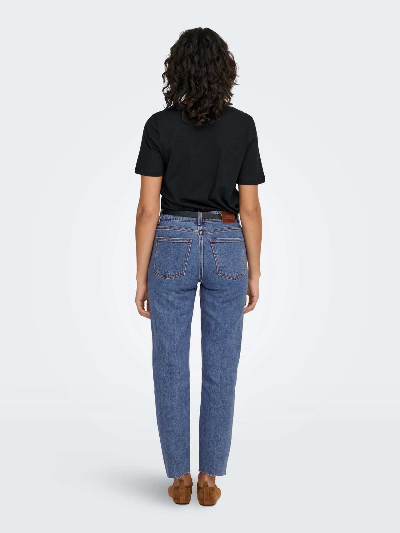 ONLEMILY HIGH WAIST STRAIGHT FIT DARK BLUE