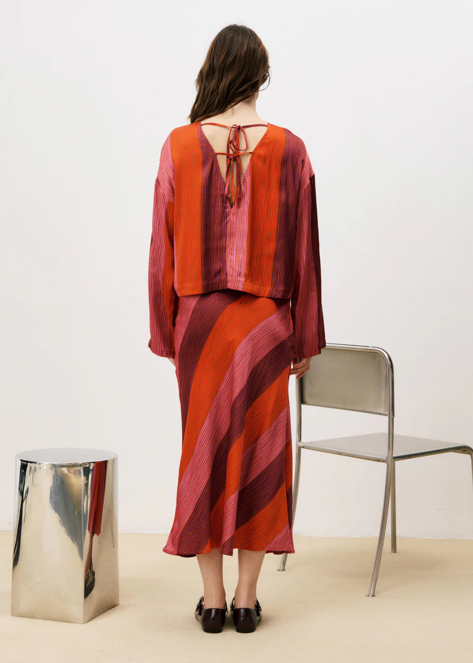 RAYURES JUPE KHAN SKIRT