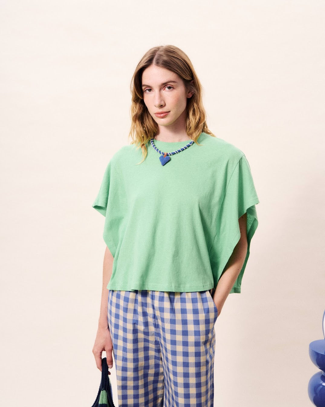 MARIS TROUSERS AZURE BLUE