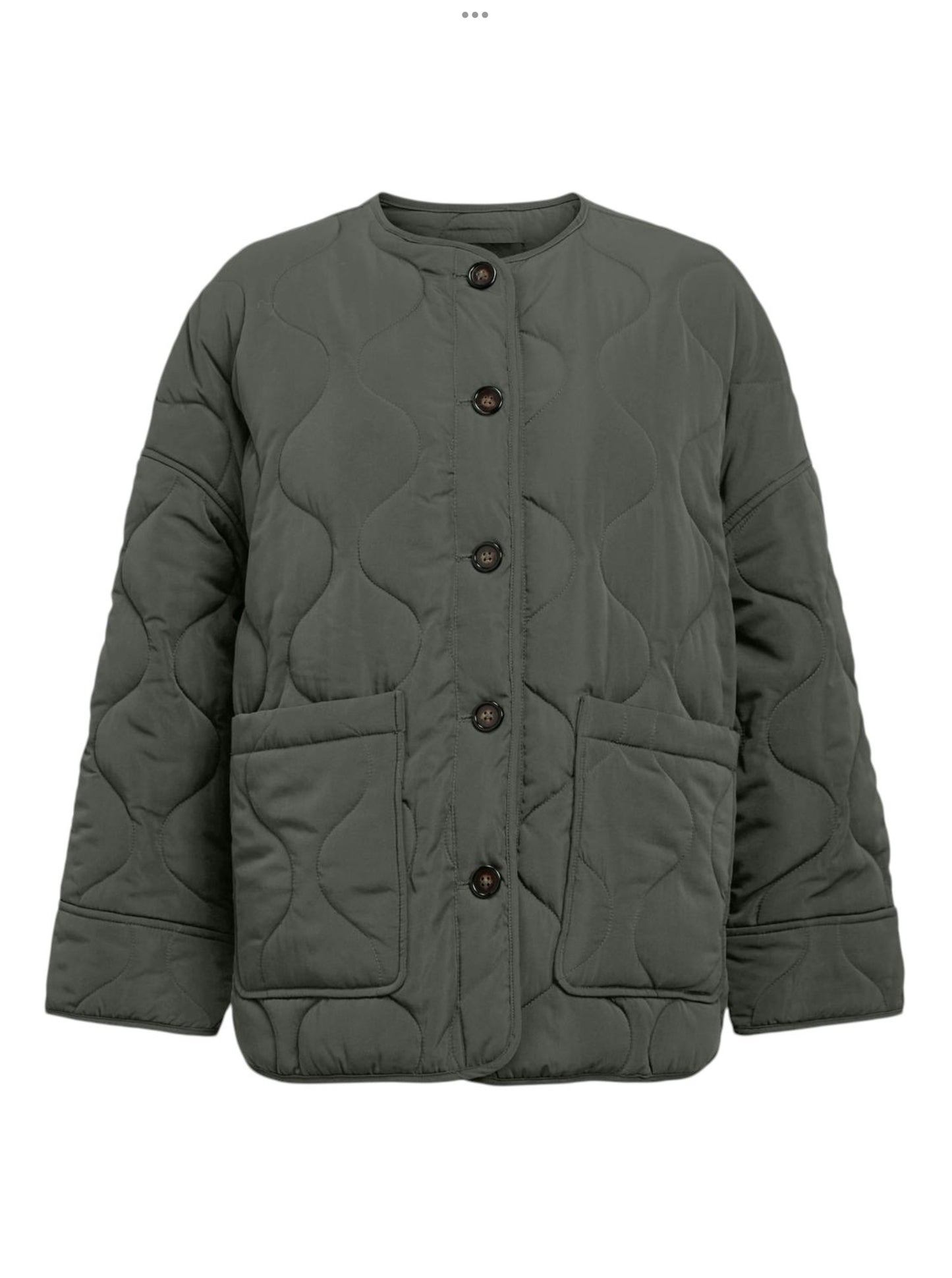 OBJALLIE LS LO QUILTED JACKET