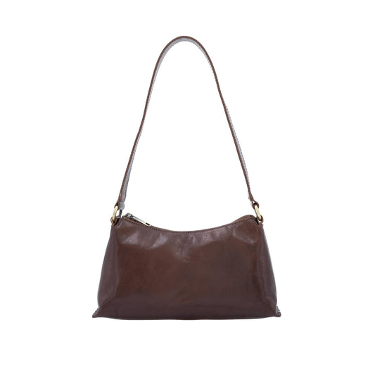 Tamponato Leather Small Handbag Chocolate