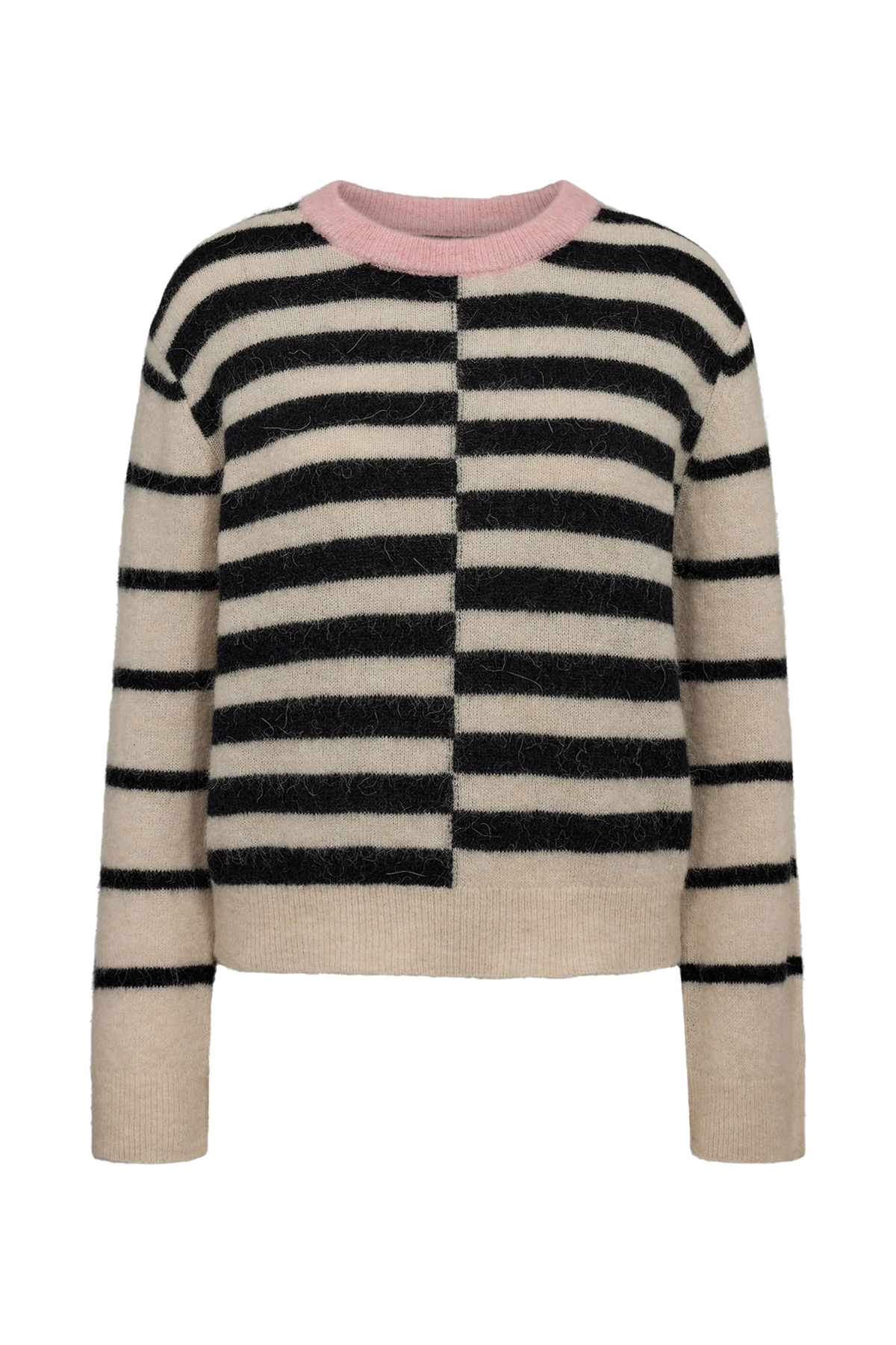 NURIETTE BLOCK STRIPE PULLOVER