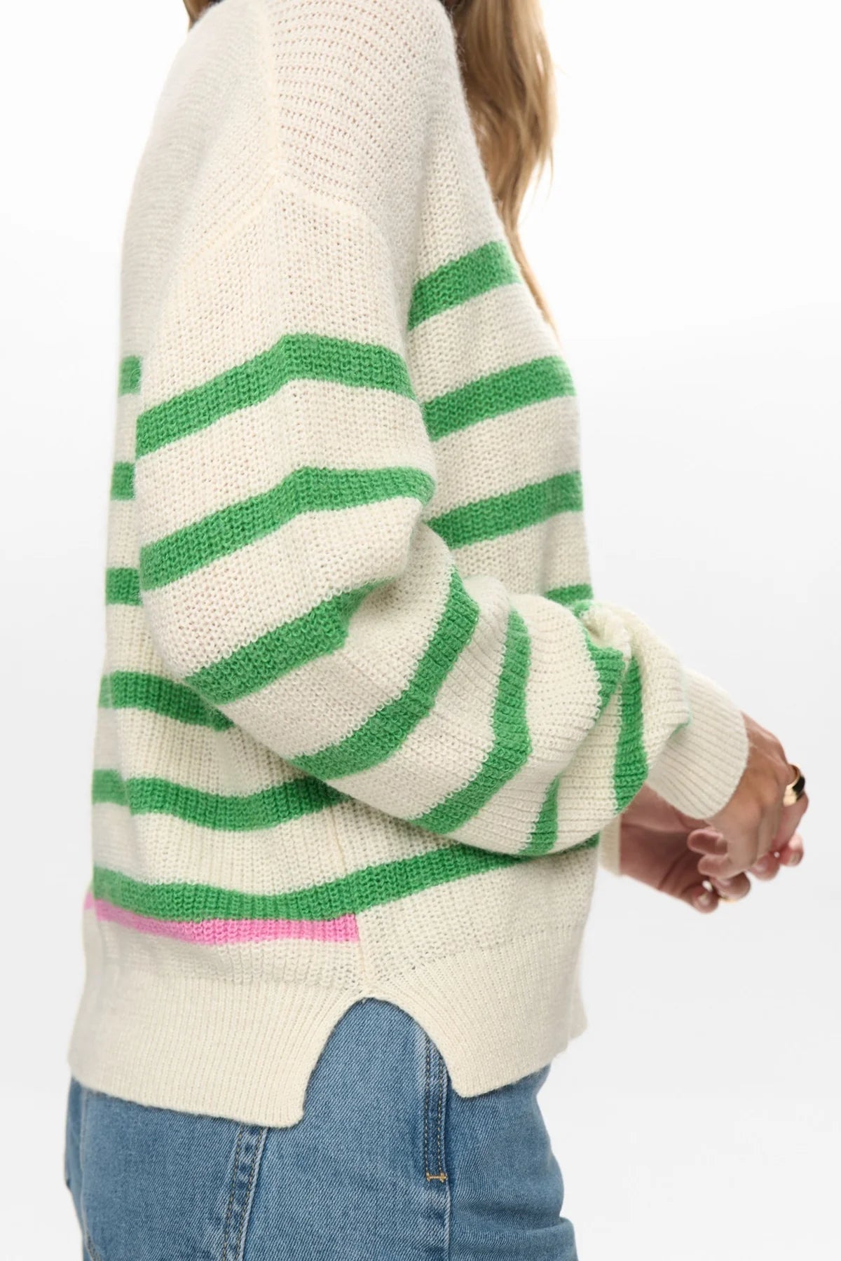 NUVINETTE PULLOVER - Vibrant Green