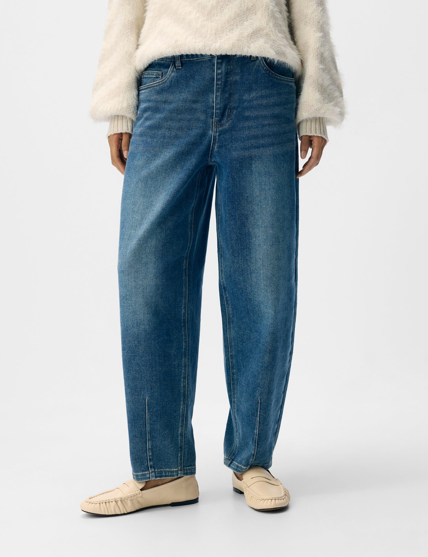 OBJSAVA MW BARREL ANKEL JEANS