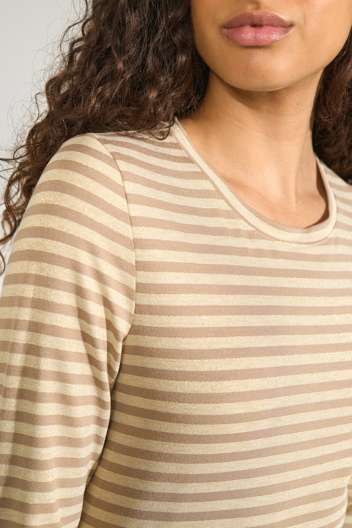NURIXIE BLOUSE - Silver Mink