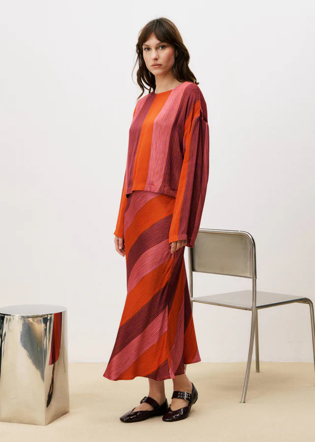 RAYURES JUPE KHAN SKIRT