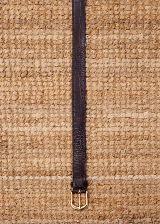 MAUROIS ICE BROWN BELT