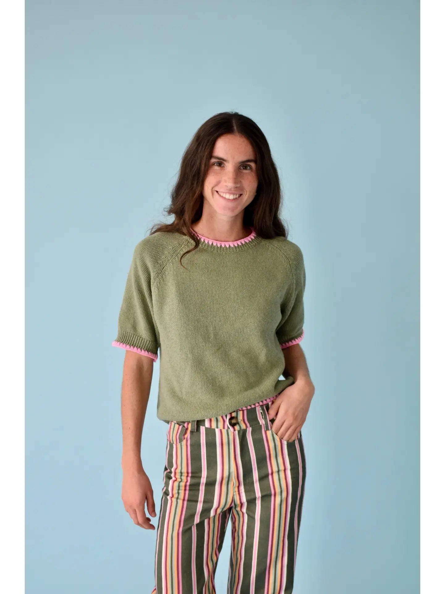 Joana Khaki T-Shirt