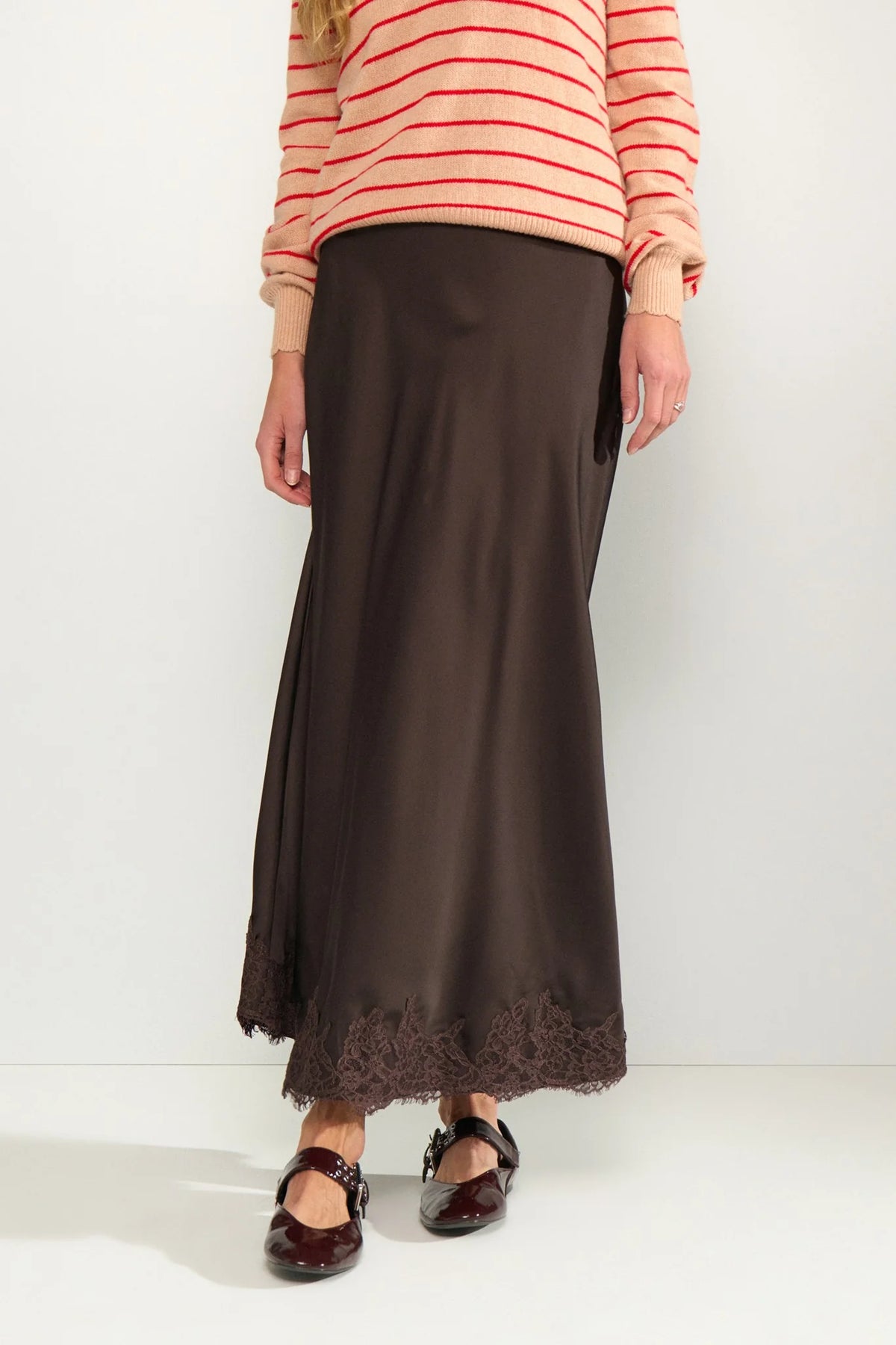 NUNADINE SKIRT - Black Coffee