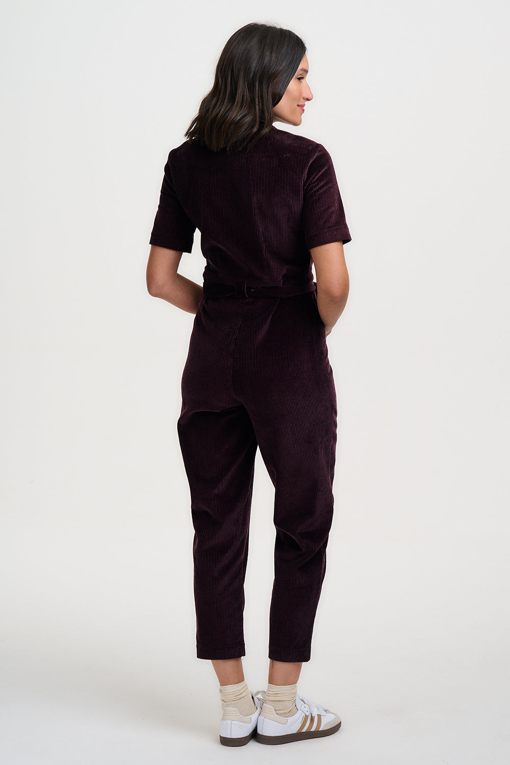 Meredith Boilersuit - Dark Plum