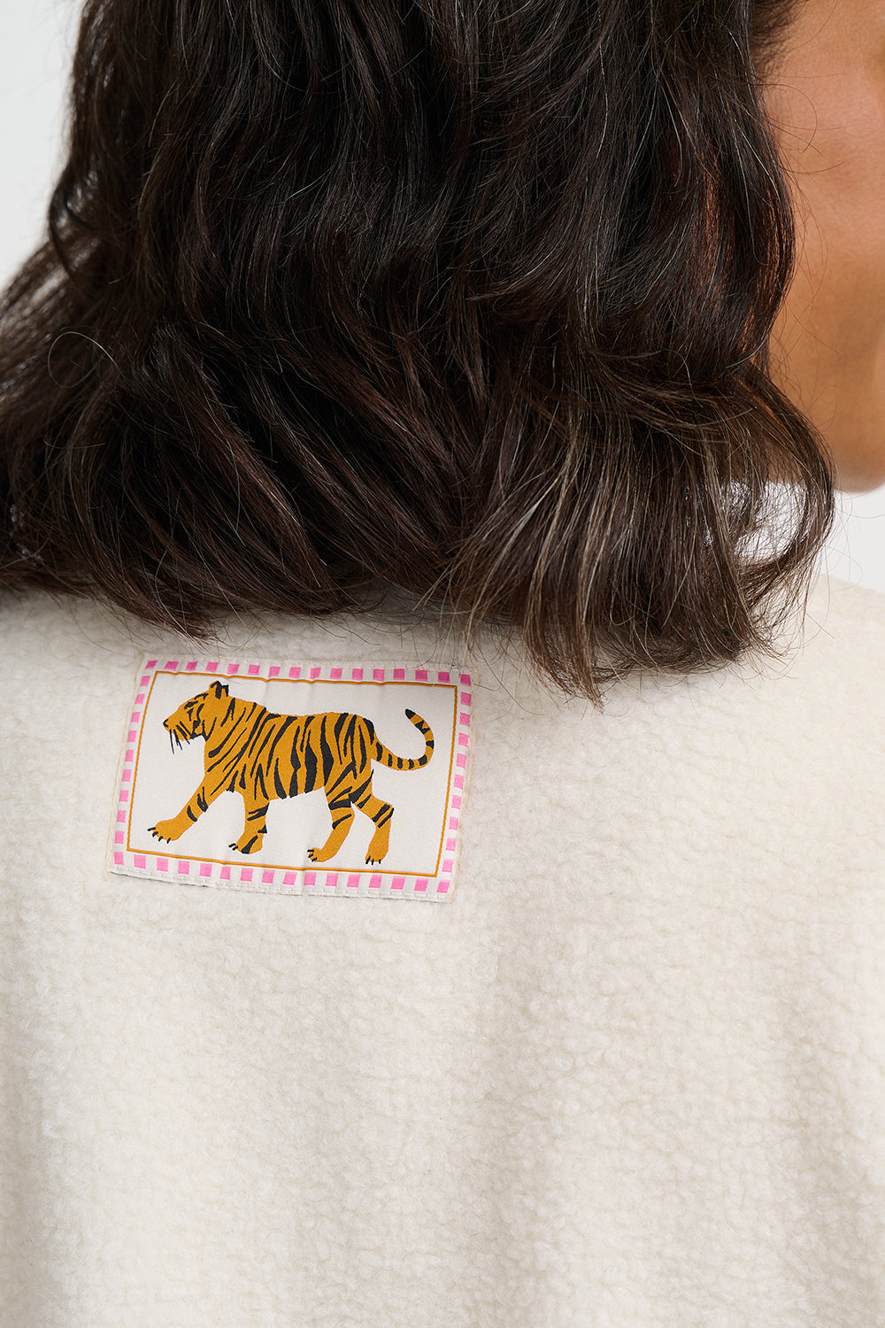 Alana Button Fleece - Off White